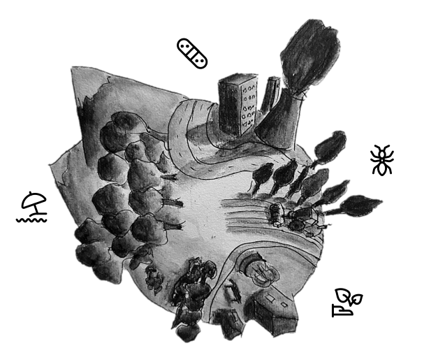 Illustration approche restaurative