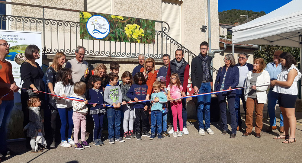 Inauguration de l'école Alysson du Rhône