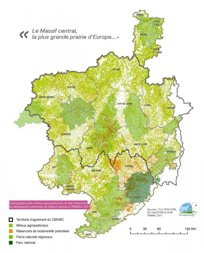 Le Massif central, la plus grande prairie d'Europe