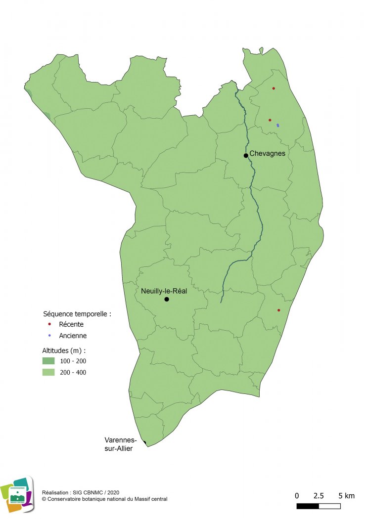 Relevés floristiques de la Sologne bourbonnaise
