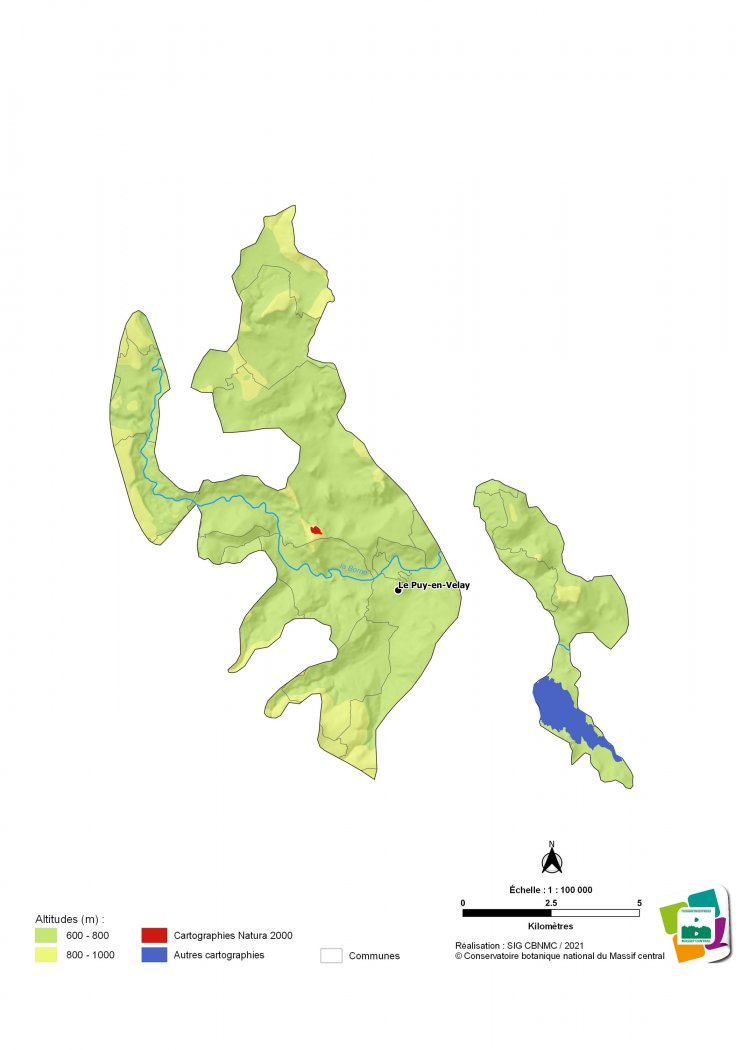 Cartographie du Bassin du Puy-en-Velay