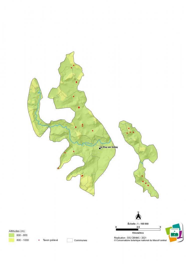 Prélèvements à des fins conservatoires du Bassin du Puy-en-Velay