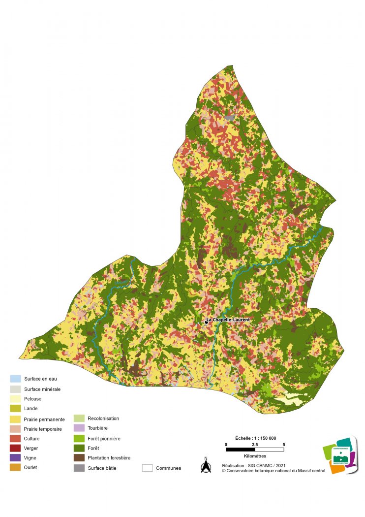 Physionomie des Contreforts de la Margeride