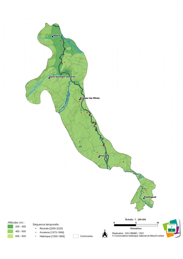 Relevés floristiques des Limagnes du Brivadois