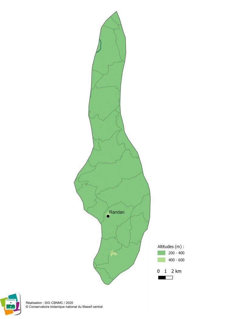 Cartographie de la Forêt et bocage du Val d'Allier vichyssois
