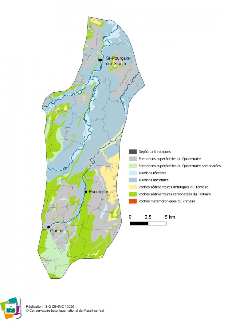Géologie de la Limagne de Gannat et St Pourçain