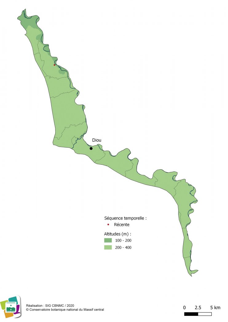 Relevés floristiques de la Loire bourbonnaise