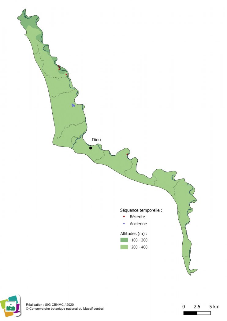 Relevés floristiques de la Loire bourbonnaise