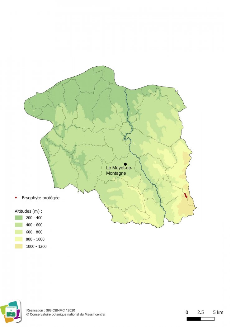 Taxons indigènes protégés de la Montagne bourbonnaise