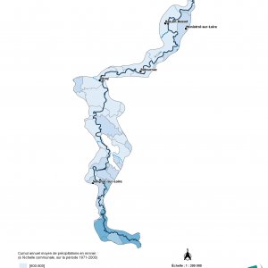 Pluviométrie de la Vallée et gorges de la Haute-Loire